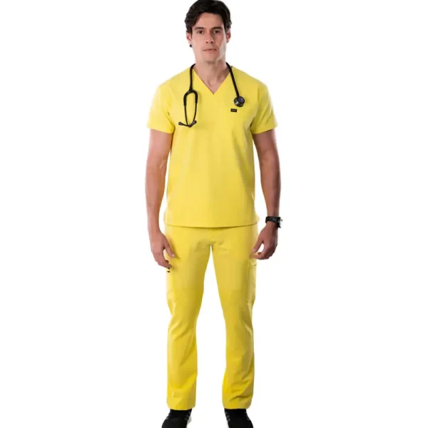 Royal Gold Male Scrub Set