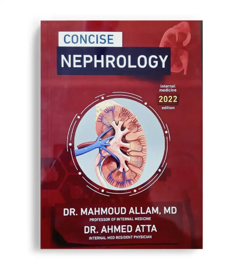 Concise Nephrology 2022 book cover by Allam and Atta