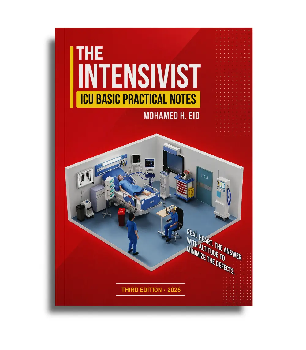 كتاب The Intensivist – ICU Basic Practical Notes | Mohamed H. Eid كتاب The Intensivist – ICU Basic Practical Notes | Mohamed H. Eid