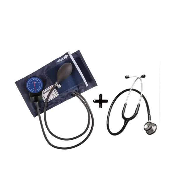 الرئيسية 2026 44 Granzia Palmotens S-plus Aneroid Blood Pressure Monitor with Stethoscope