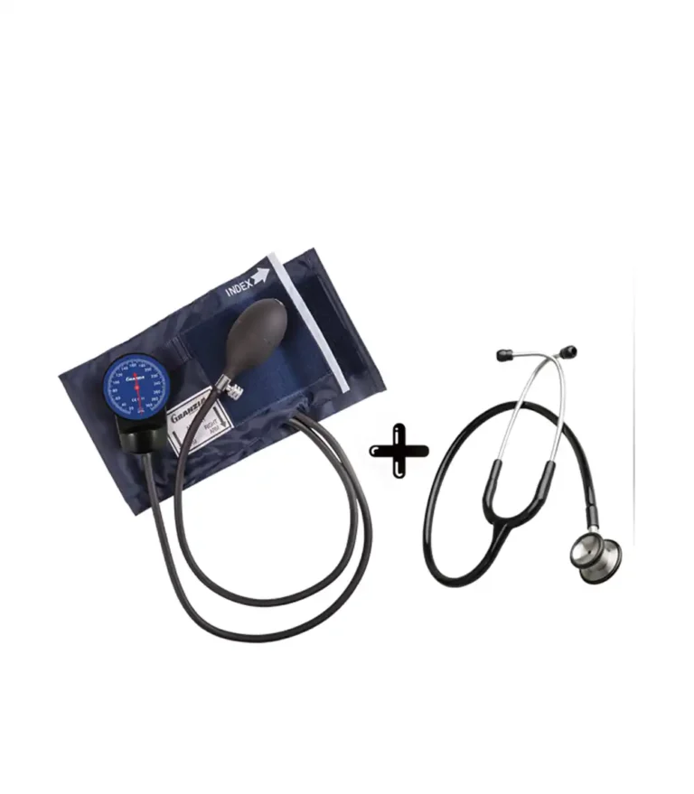 Granzia Aneroid Sphygmomanometer Palmotens S-plus kit with cuff and stethoscope