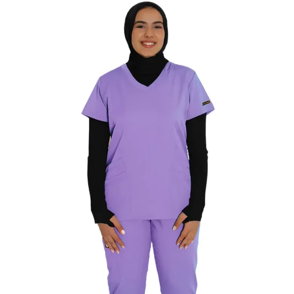 Royal Gold Female Scrub Set