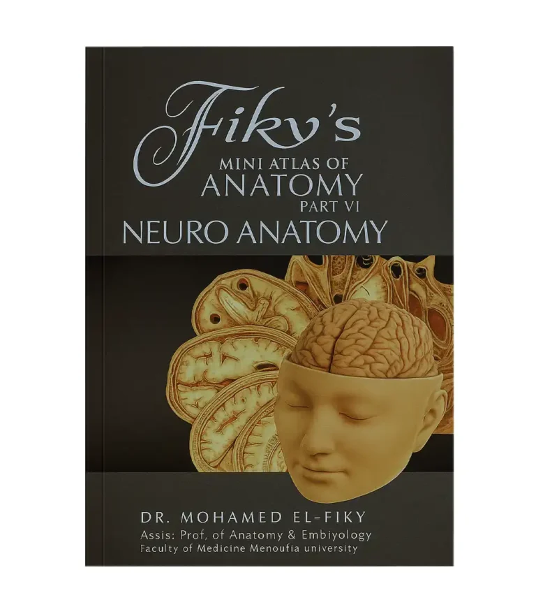 Fikys Mini Atlas Neuro Anatomy paperback cover by Dr Mohamed El-Fiky