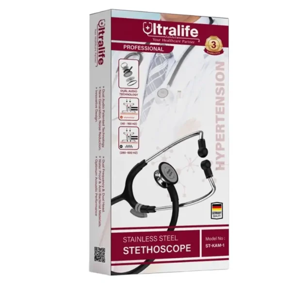 Ultralife Stainless Steel Stethoscope - Professional