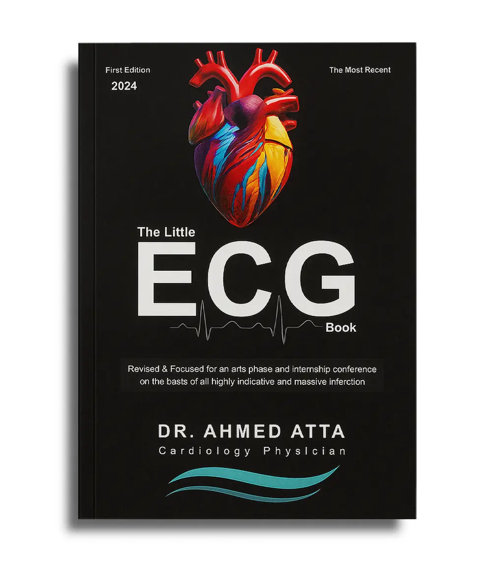 The Little ECG Book book cover ECG Book The Little ECG Book by Dr Ahmed Atta cover
