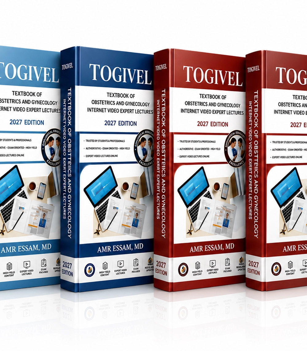 TOGIVEL obstetrics and gynecology 5-part book set by Dr Amr Essam