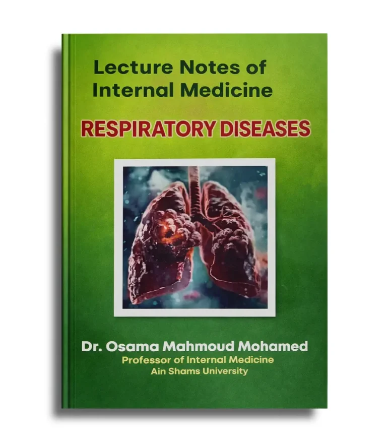 Respiratory Diseases lecture notes book by Dr Osama Mahmoud