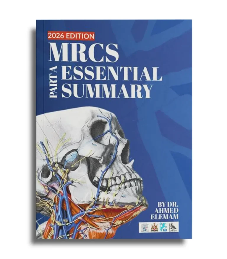 MRCS Part A Essential Summary 2026 two-volume book by Dr Ahmed Elemam