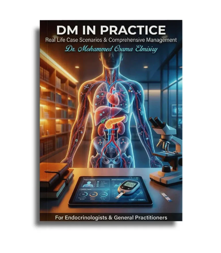 DM In Practice diabetes book cover by Dr Mohammed Elmisiry