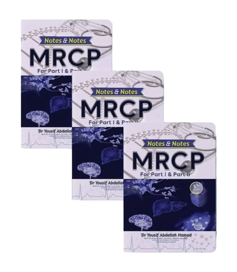 Notes and Notes for MRCP 5th edition book set cover