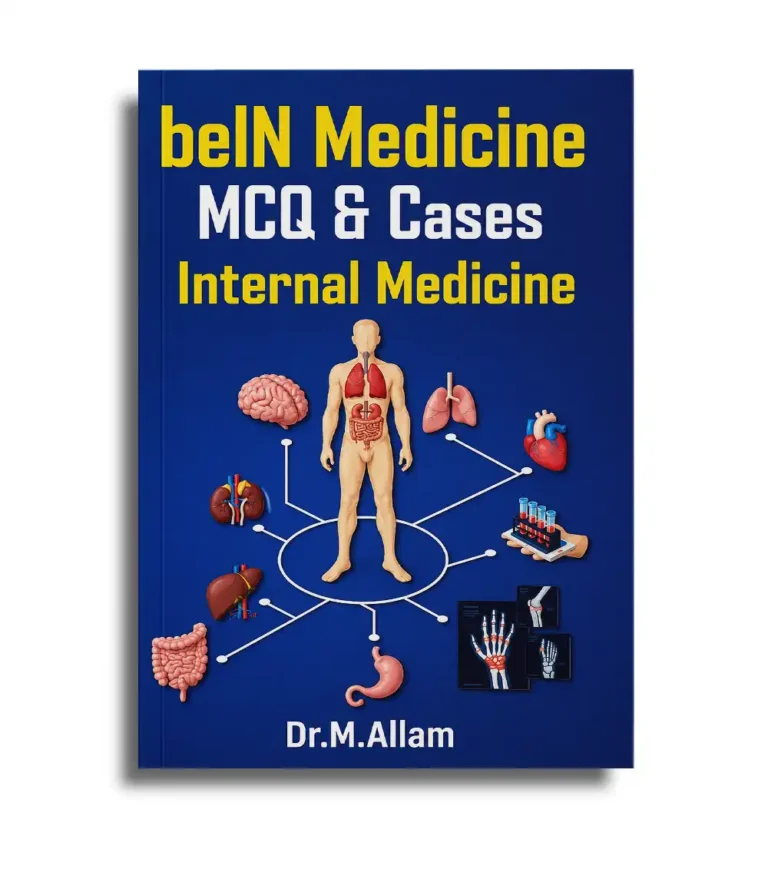 beIN Medicine MCQ and Cases internal medicine book cover