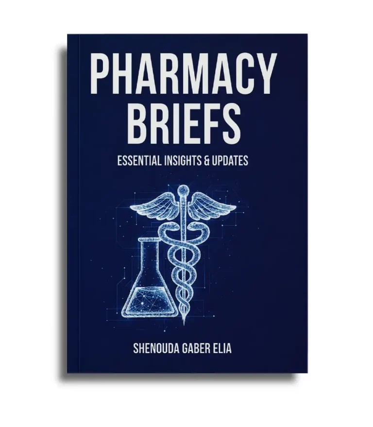 Pharmacy Briefs pharmacy book cover by Shenouda Gaber Elia