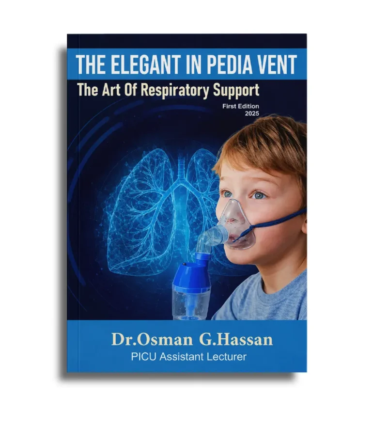 The Elegant in Pedia Vent pediatric ventilation book cover