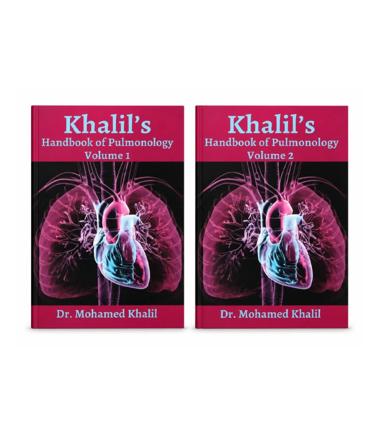 Khalil Handbook of Pulmonology two-volume set by Dr Mohamed Khalil