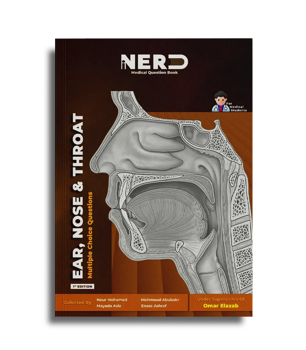 iNerd Ear Nose Throat book cover iNerd ENT question book first edition cover